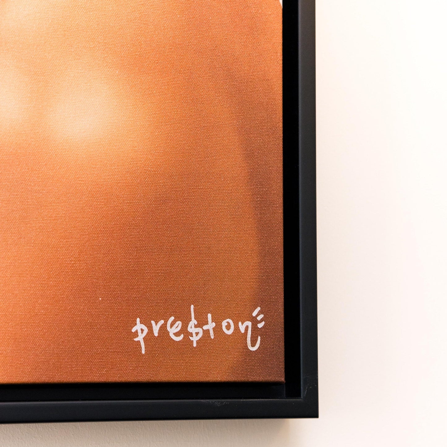 Being Human Portrait Framed Printed Canvas