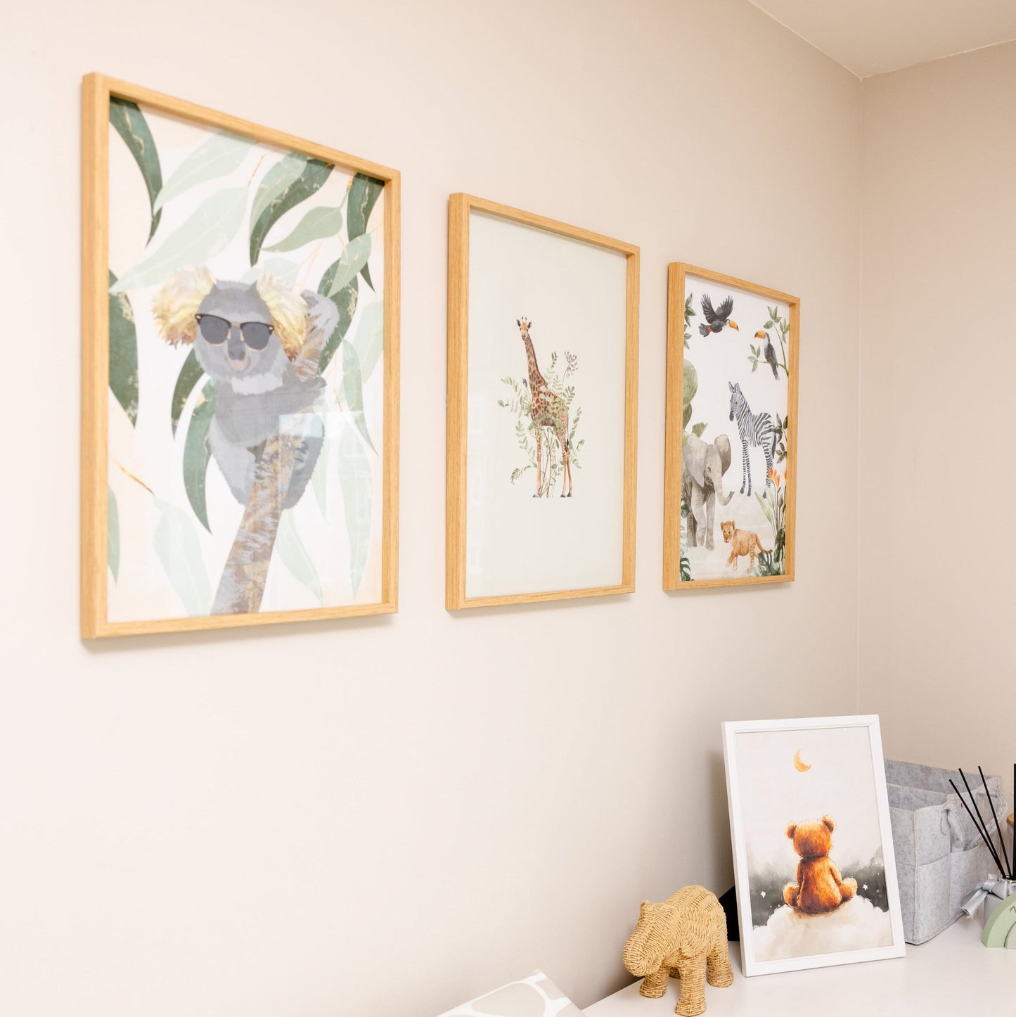 Floral Giraffe Print