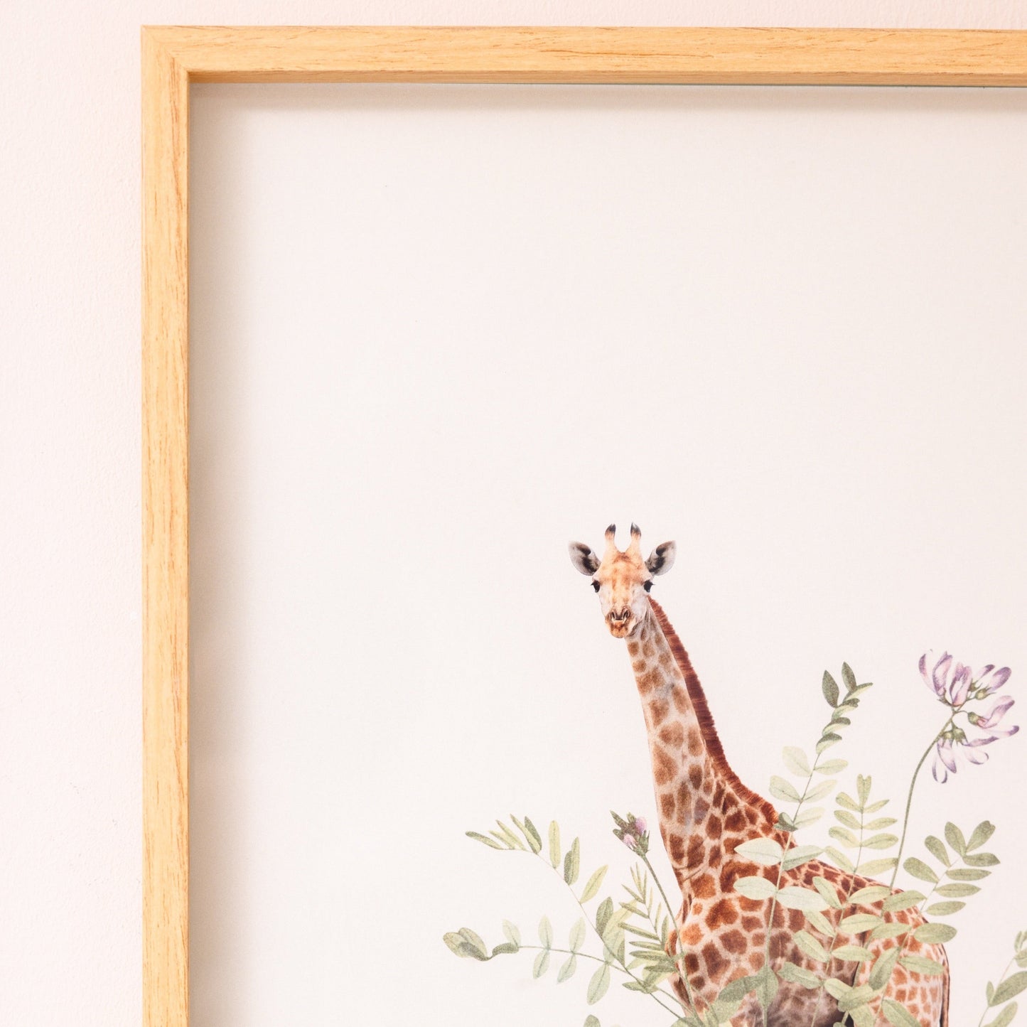 Floral Giraffe Print