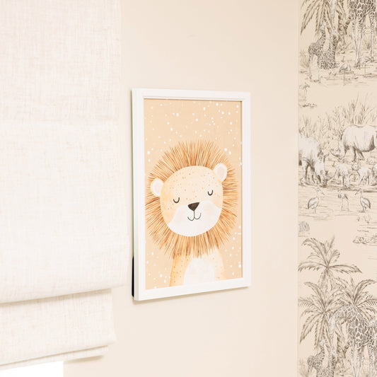 Happy Lion Print