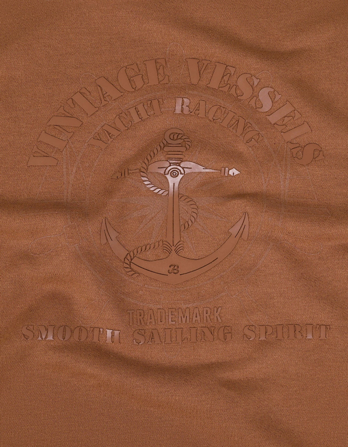 Nautical Graphic Sweatshirt - Rust
