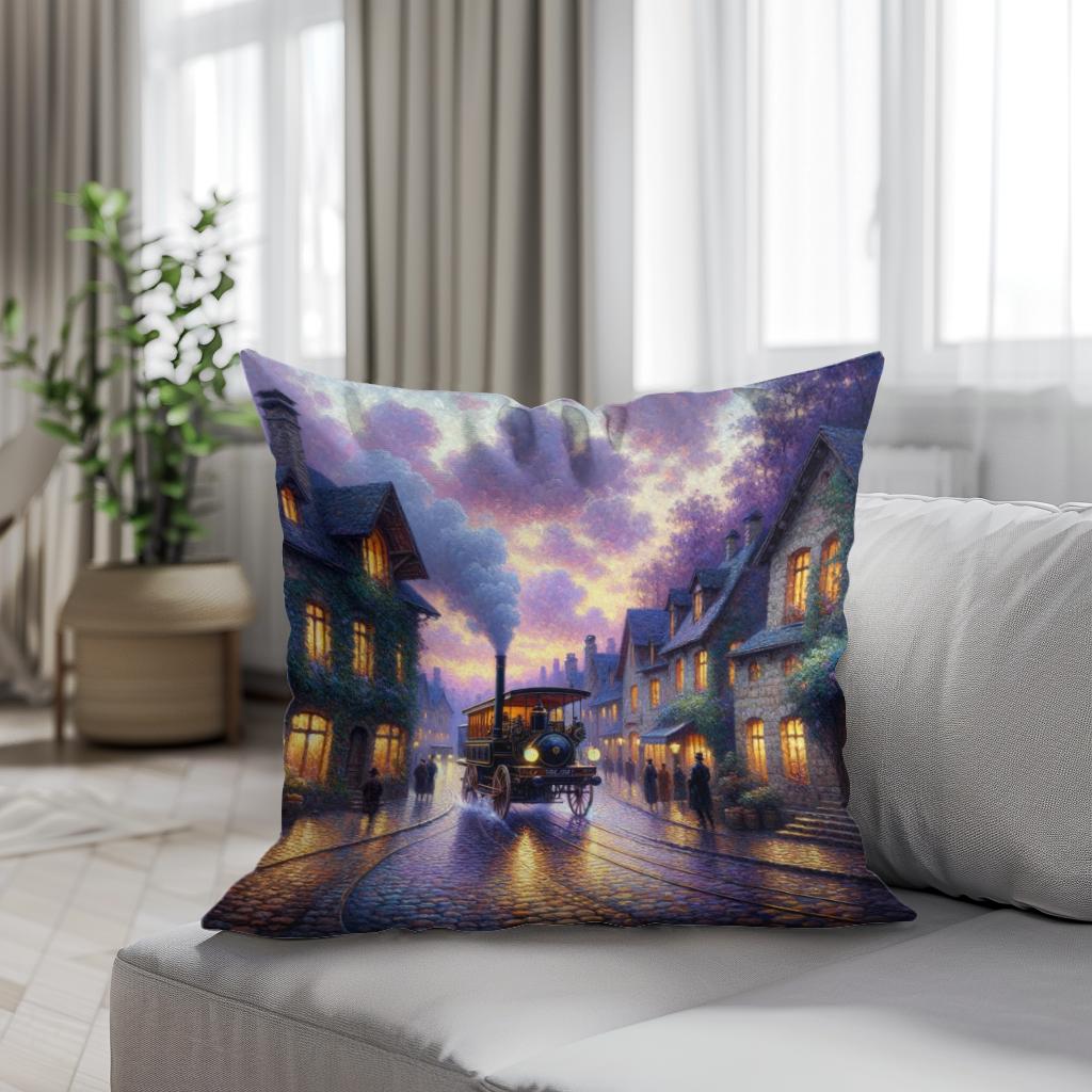 Steam Era Serenity Cotton Cushion