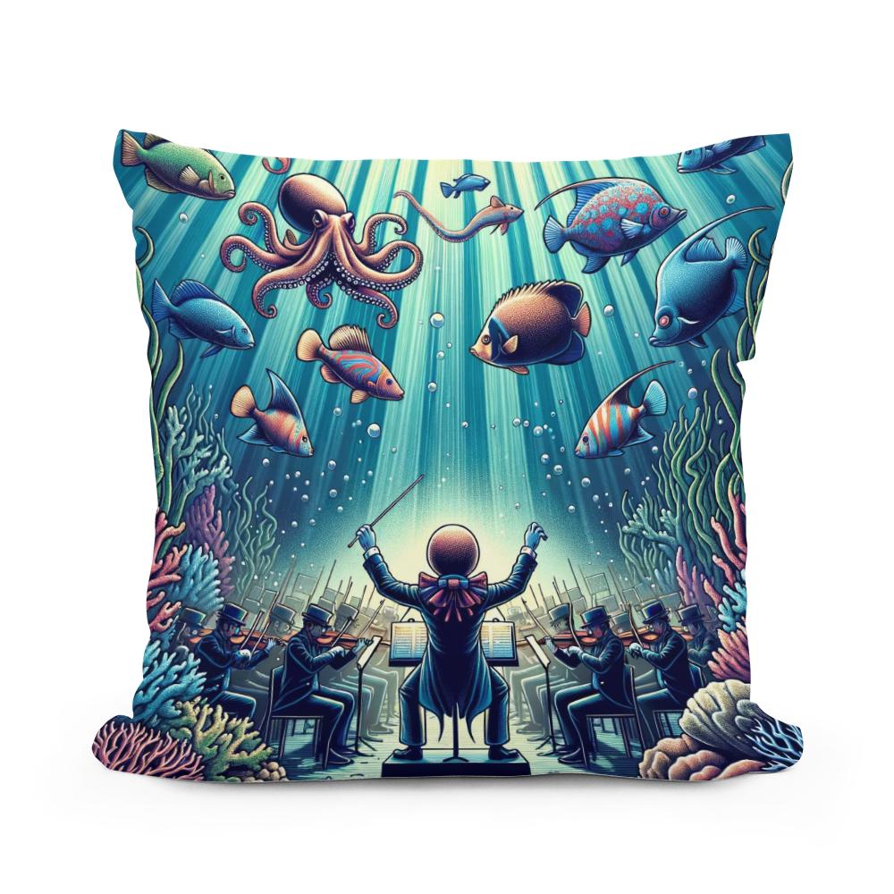 Oceanic Overture Cotton Cushion