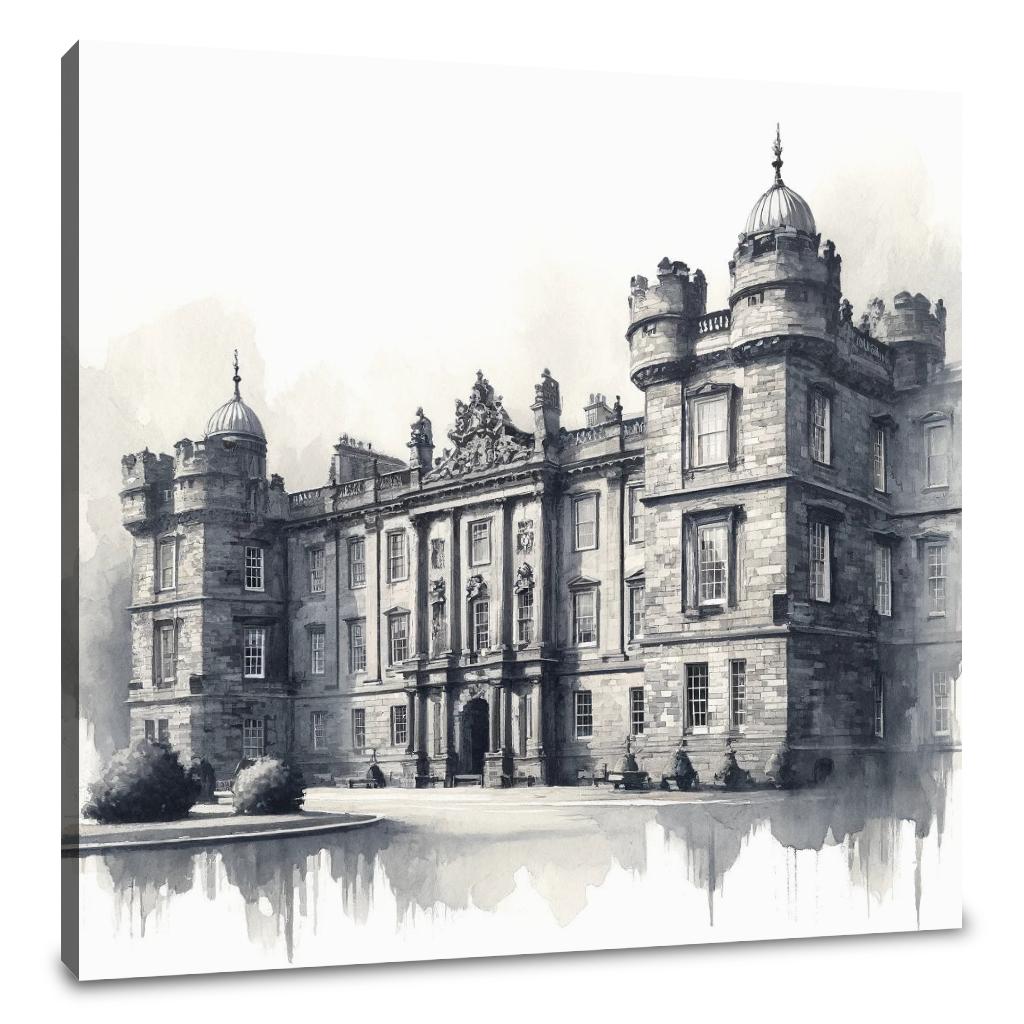 Edinburgh's Holyroodhouse Elegance Canvas