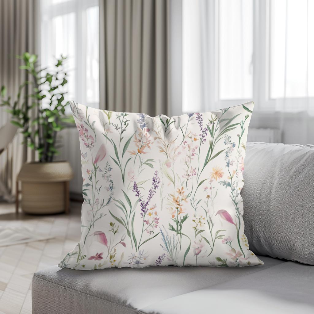 Meadow Whispers Cotton Cushion