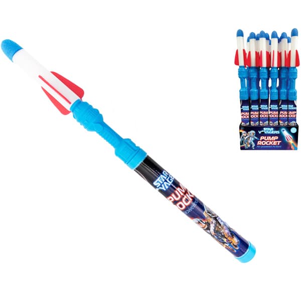 Children's Space Air-Powered Pump Rocket Outdoor Toy for Ages 3 and Up