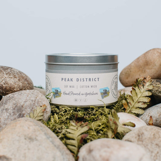 Peak District Scented Tin Candle Large