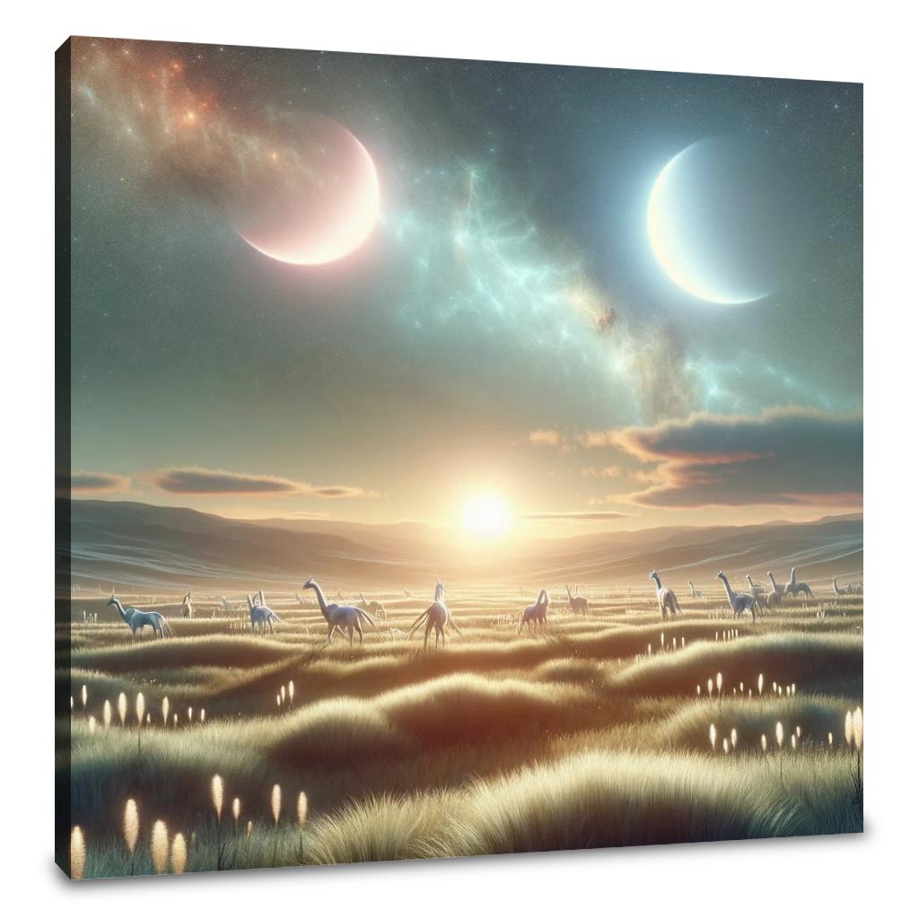 Ethereal Savannah Canvas