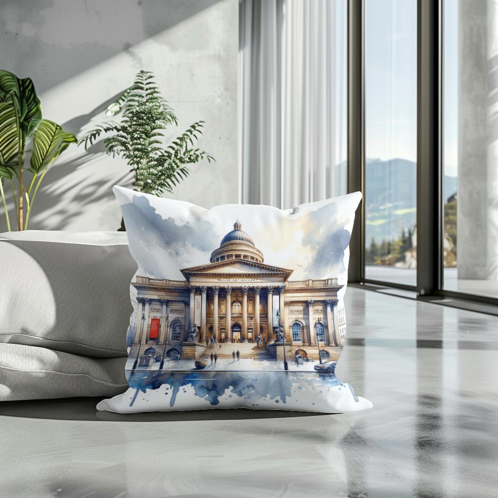 Liverpool Walker Gallery Cotton Cushion