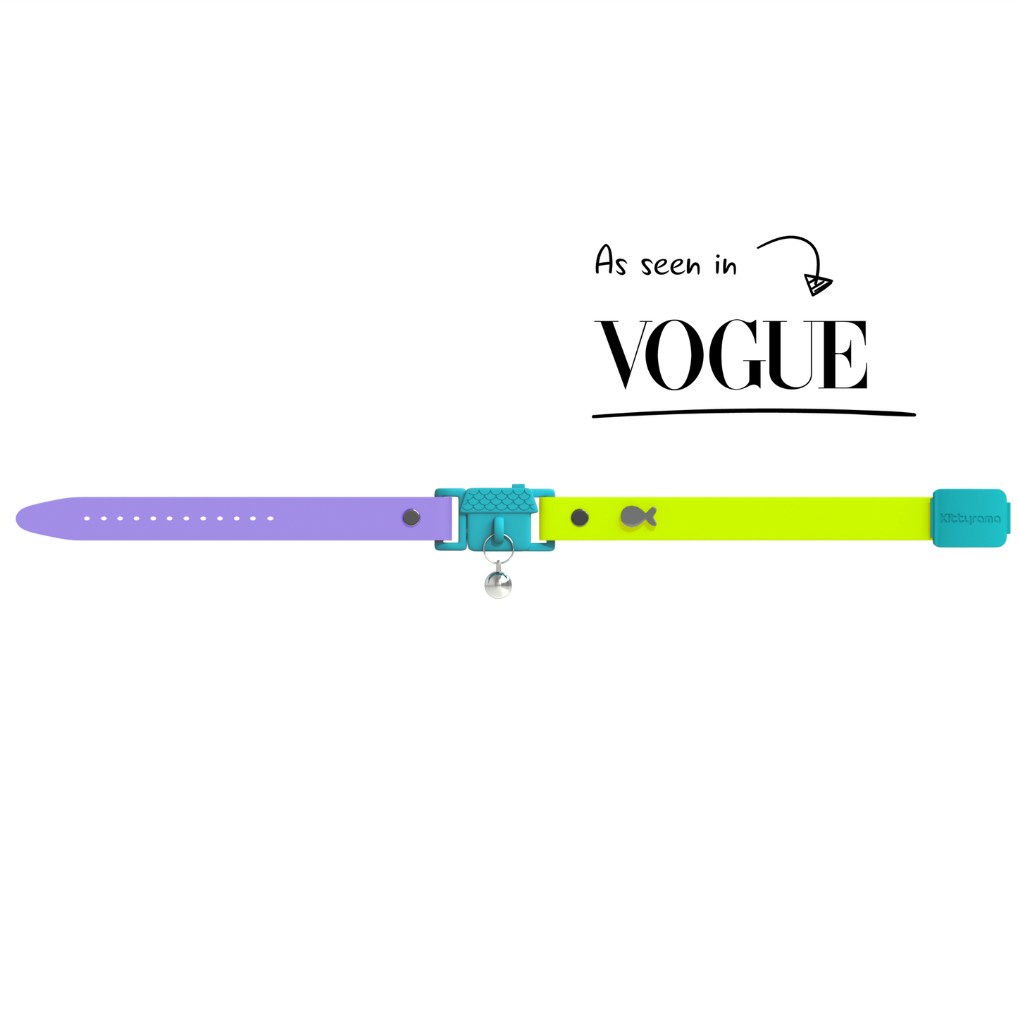 KITTYRAMA TAHITI CAT COLLAR - Quick Release, Breakaway, Hypoallergenic