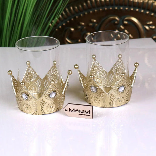Talika Crown Candle Holder Set of 2