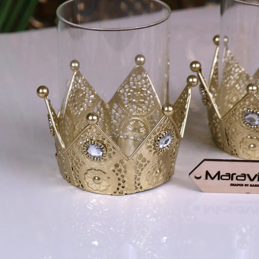 Talika Crown Candle Holder Set of 2