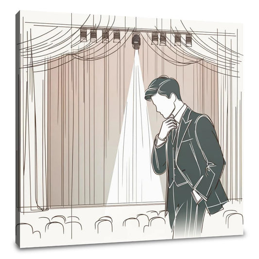 Dramatic Stage Performance Canvas