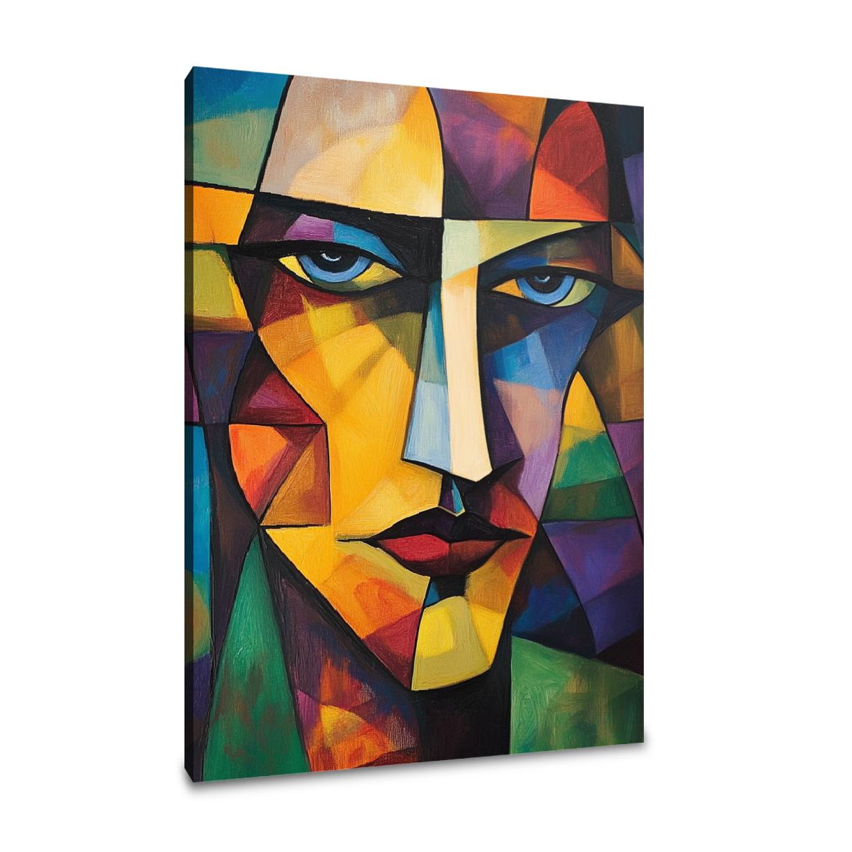 Cubist Rhythm Canvas