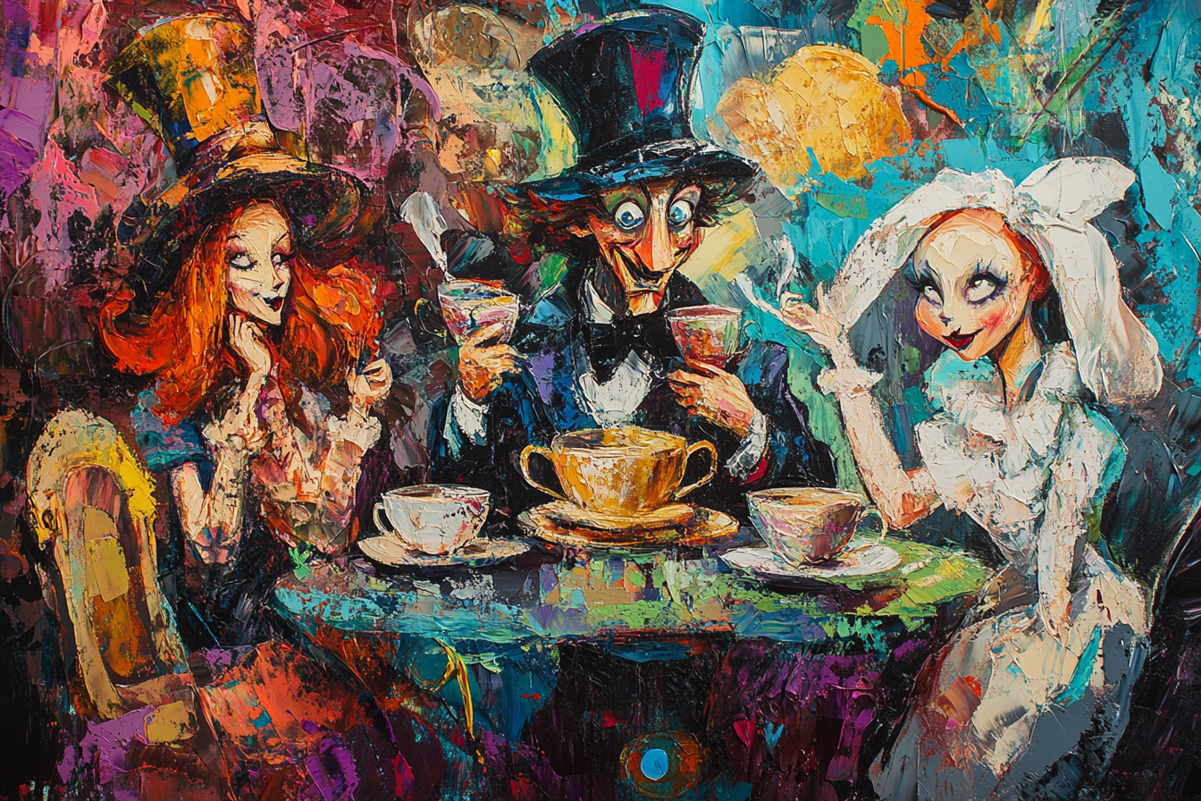 Tea Party Reverie Canvas