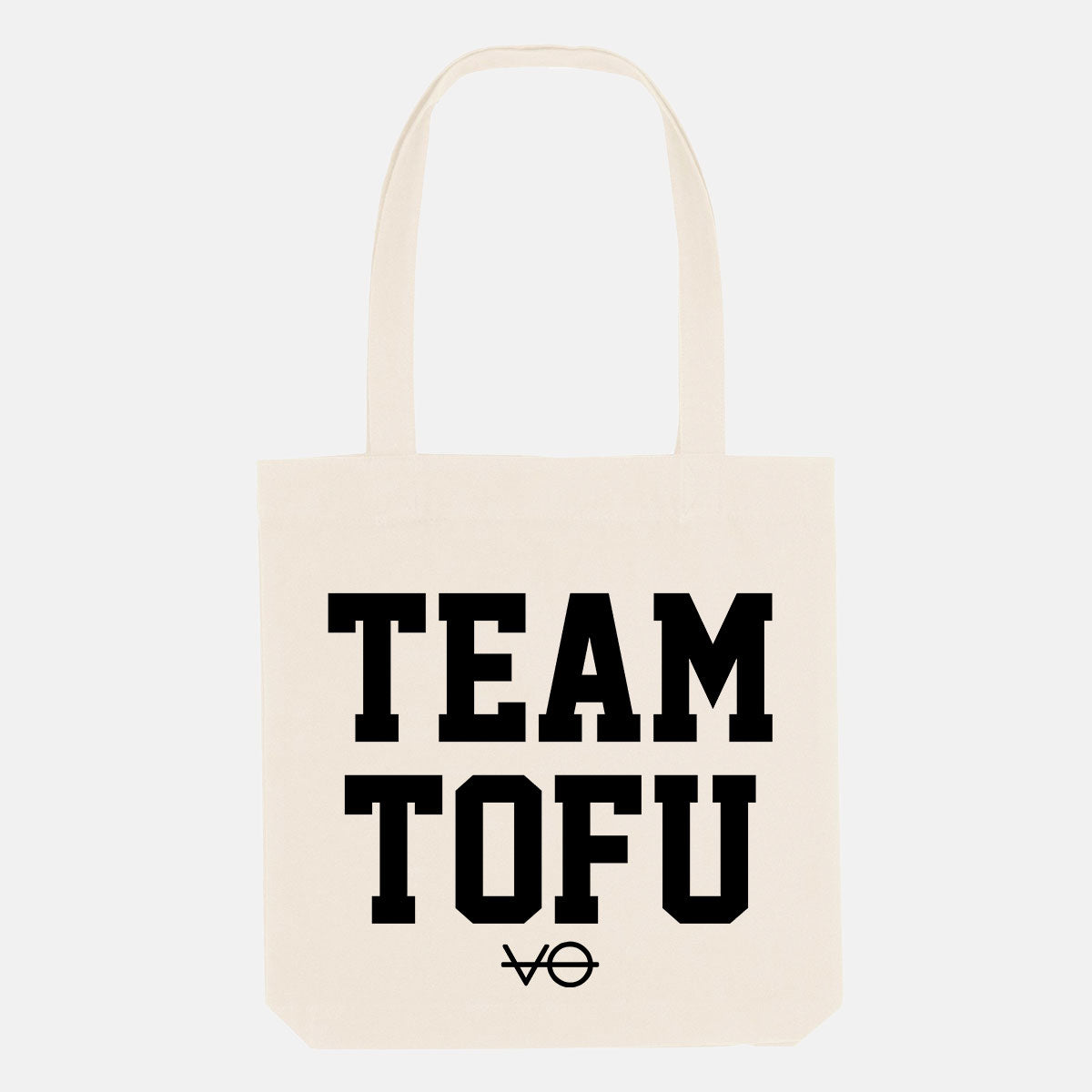 Team Tofu Woven Tote Bag, Vegan Gift
