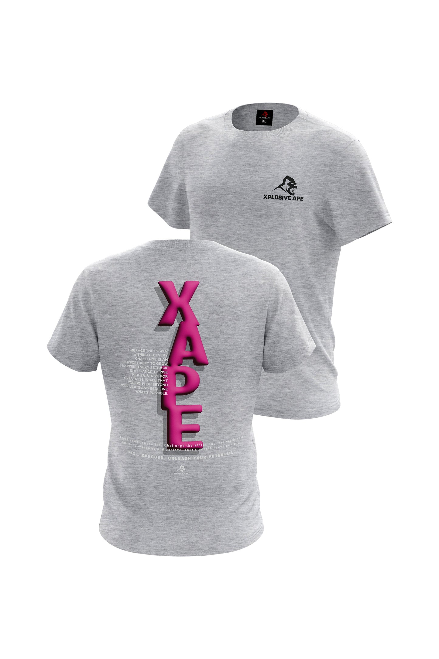XAPE Potential V2 Hoodie & Tee Combo - Sports Grey