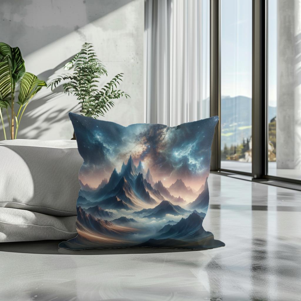 Celestial Peak Cotton Cushion