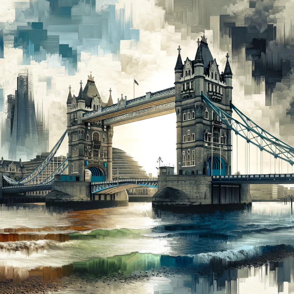 London Thames Archway Canvas
