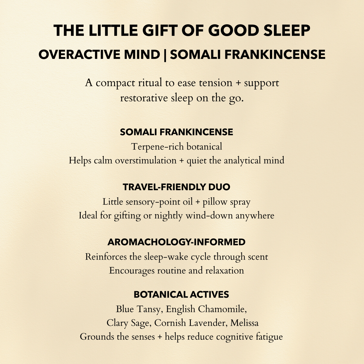 The Little Gift of Good Sleep - Frankincense