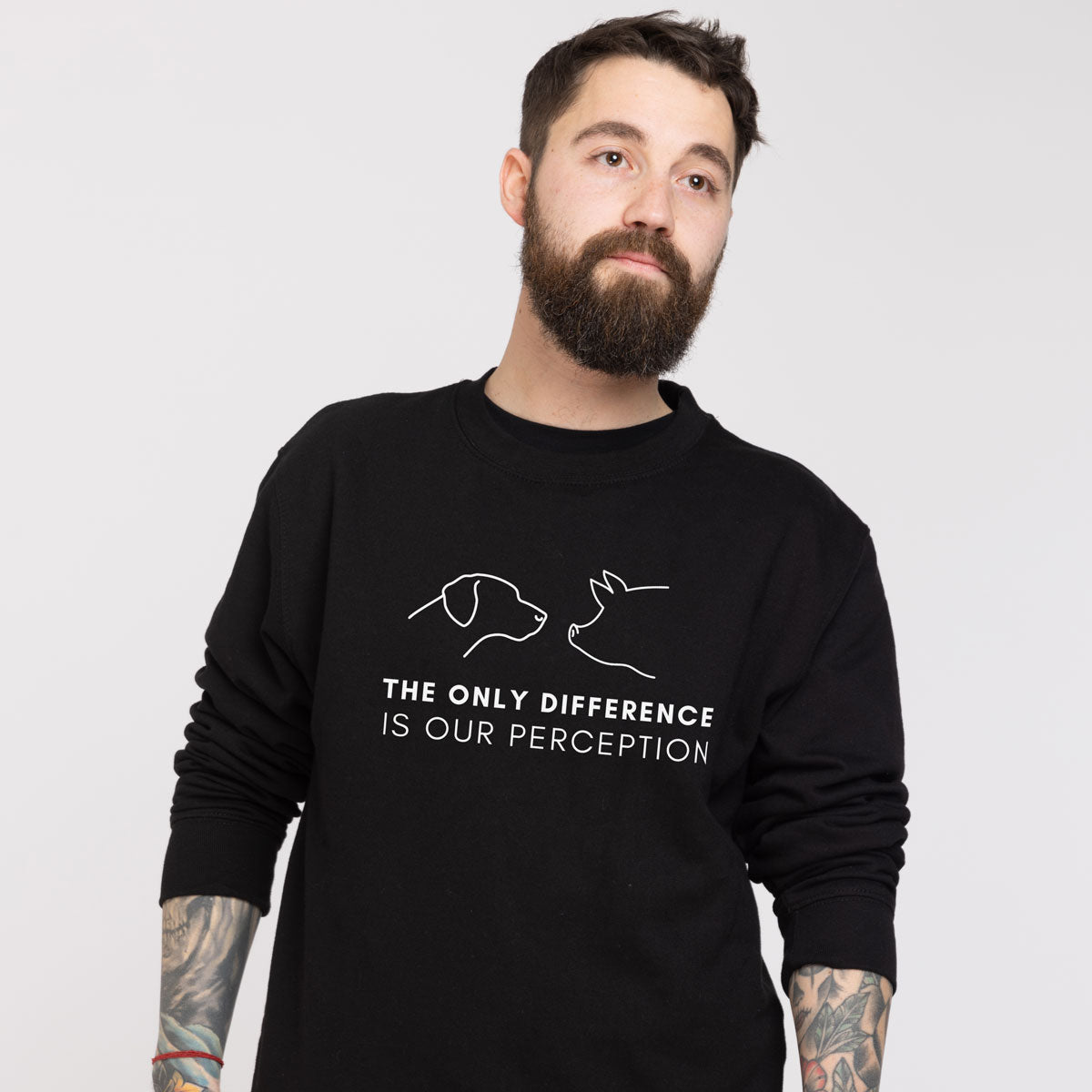 The Only Difference Is Our Perception Sweatshirt (Unisex)