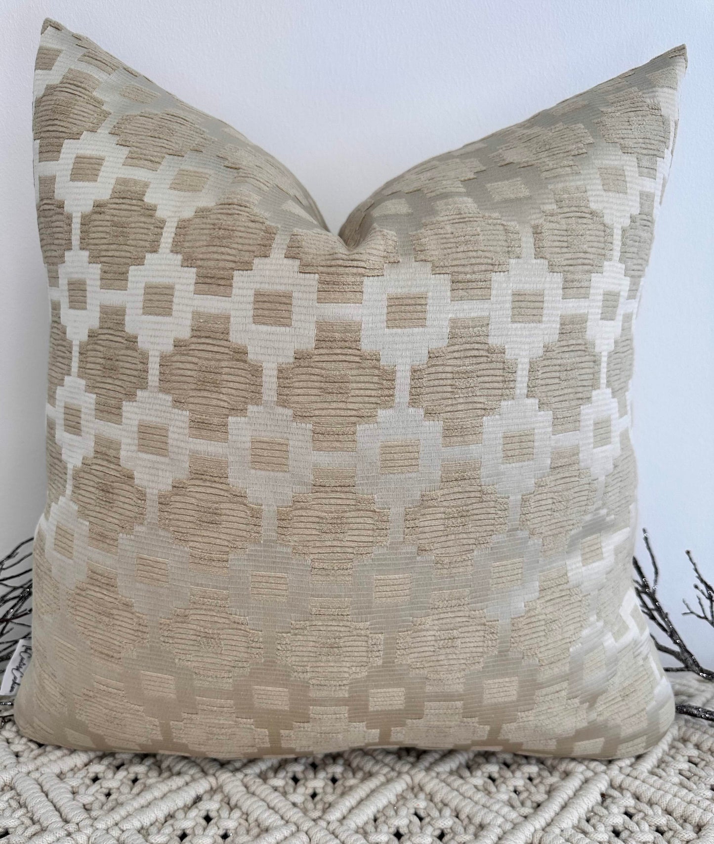 The Couture Cushion - The Beige Attico Style No. 177