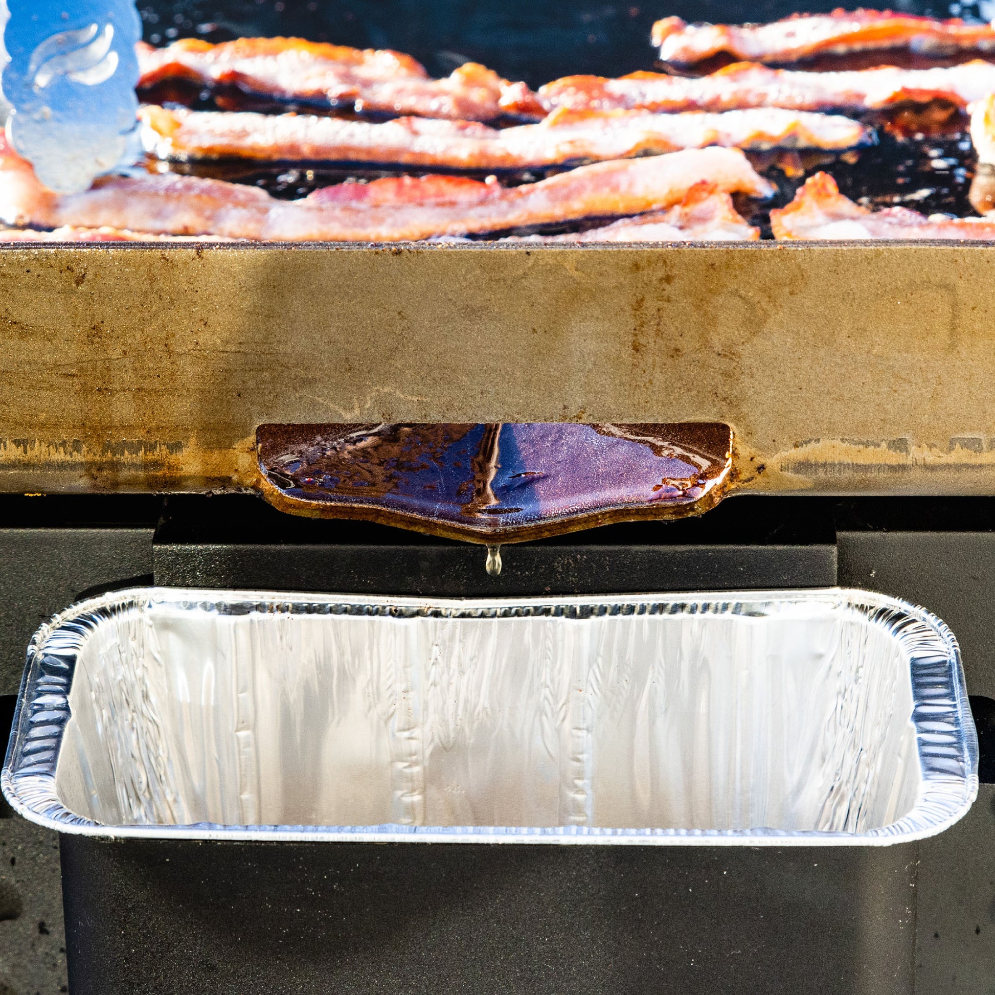 TheFoalyard Blackstone Grease Cup Liners - rear griddle