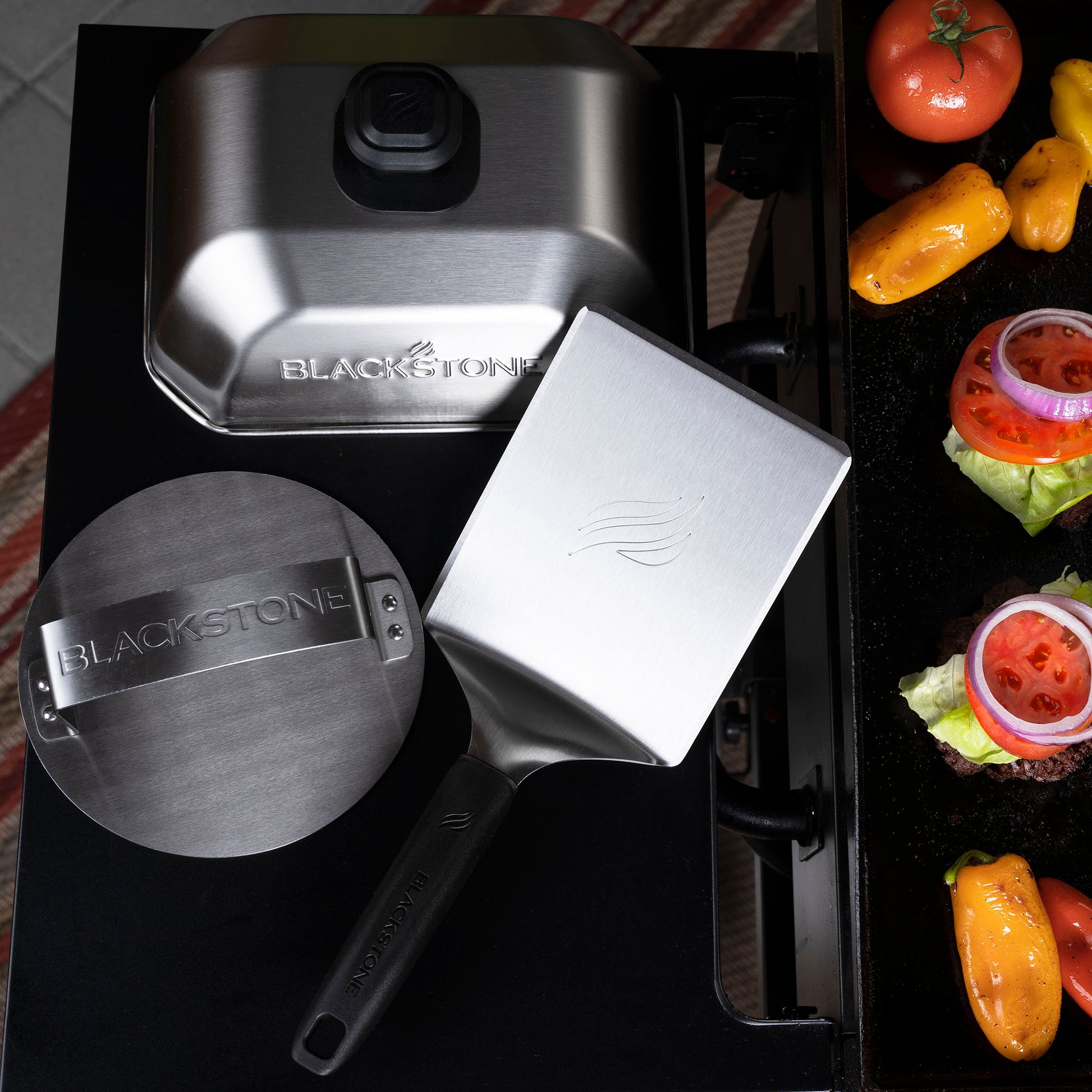 TheFoalyard Blackstone Hamburger Press and Sear Kit - outdoor BBQ