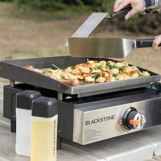 TheFoalyard Blackstone Original 17-inch Tabletop Griddle - gas portable barbecue