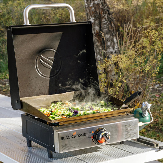 TheFoalyard Blackstone Original 17-inch Tabletop Griddle with Hood