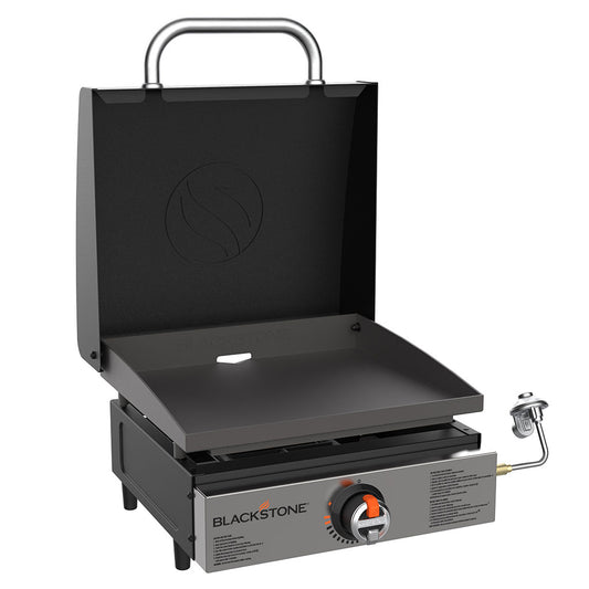 TheFoalyard Blackstone Original 17-inch Tabletop Griddle with Hood - plain