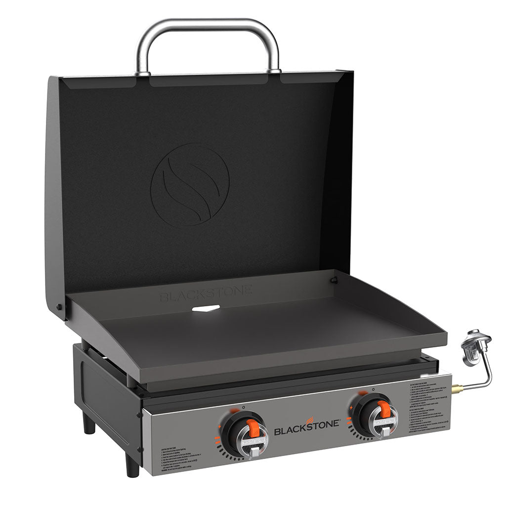 TheFoalyard Blackstone Original 22-inch Tabletop Griddle with Hood - plain