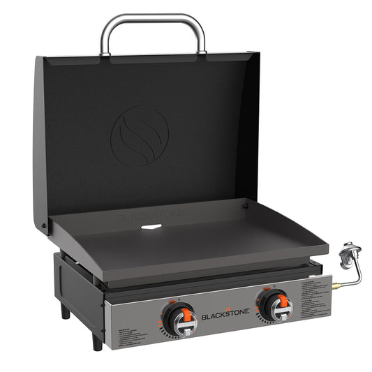 TheFoalyard Blackstone Original 22-inch Tabletop Griddle with Hood - plain