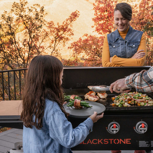 TheFoalyard Blackstone Original 36-inch Griddle with Hard Cover - large outdoor barbecue cooking