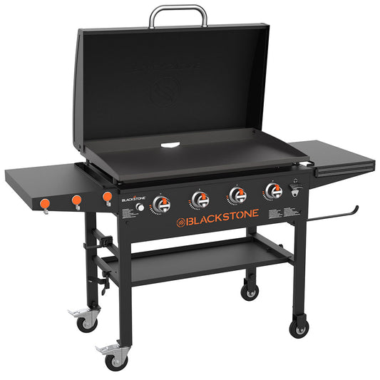 TheFoalyard Blackstone Original 36-inch Griddle with Hood and Folding Shelves