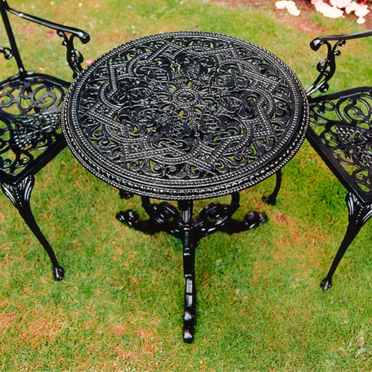 The Foalyard Jardine Leisure Aluminium Grape Round 61cm Table Garden