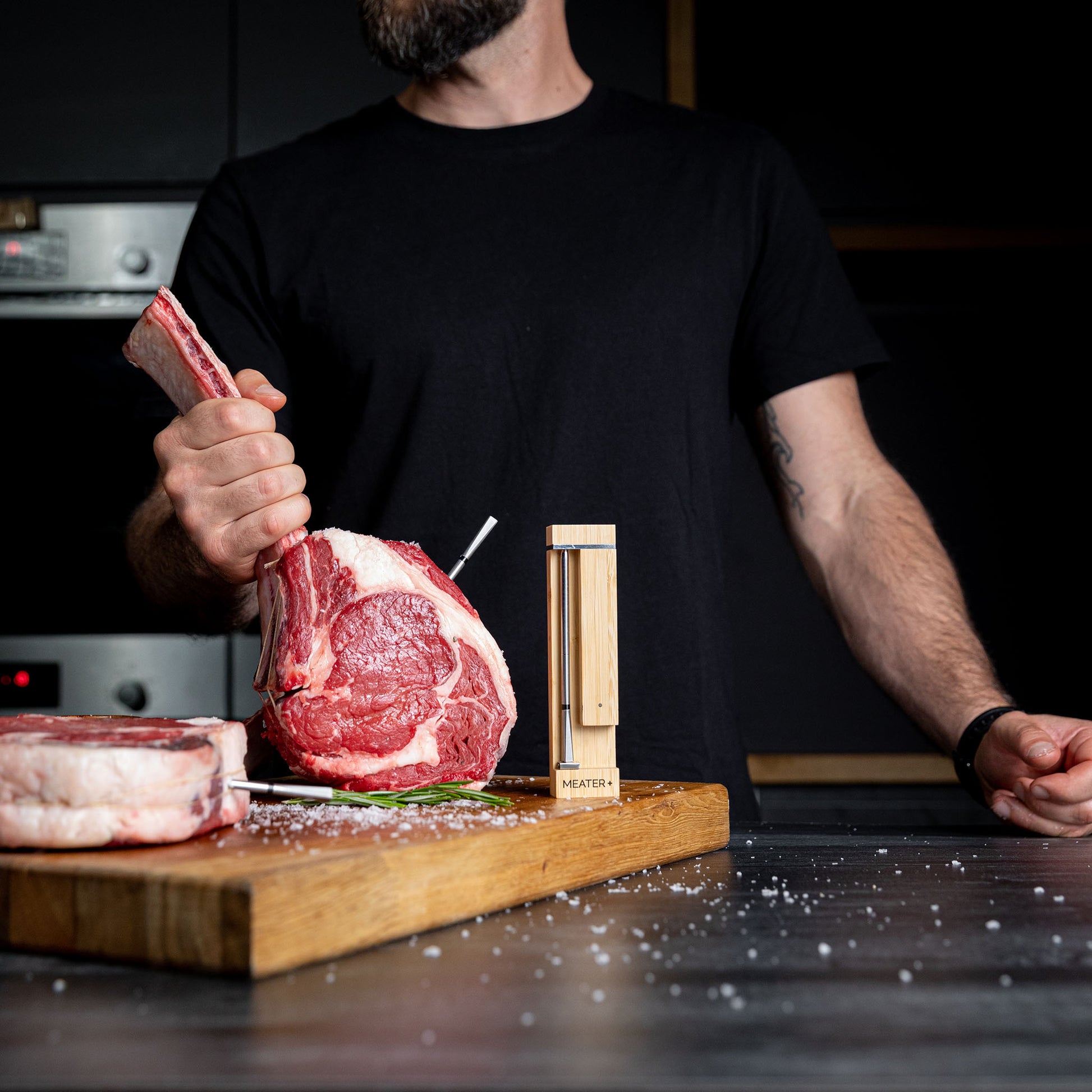 TheFoalyard MEATER 2 Plus Pro Wireless Smart Meat Thermometer - Tomahawk perfect cooking