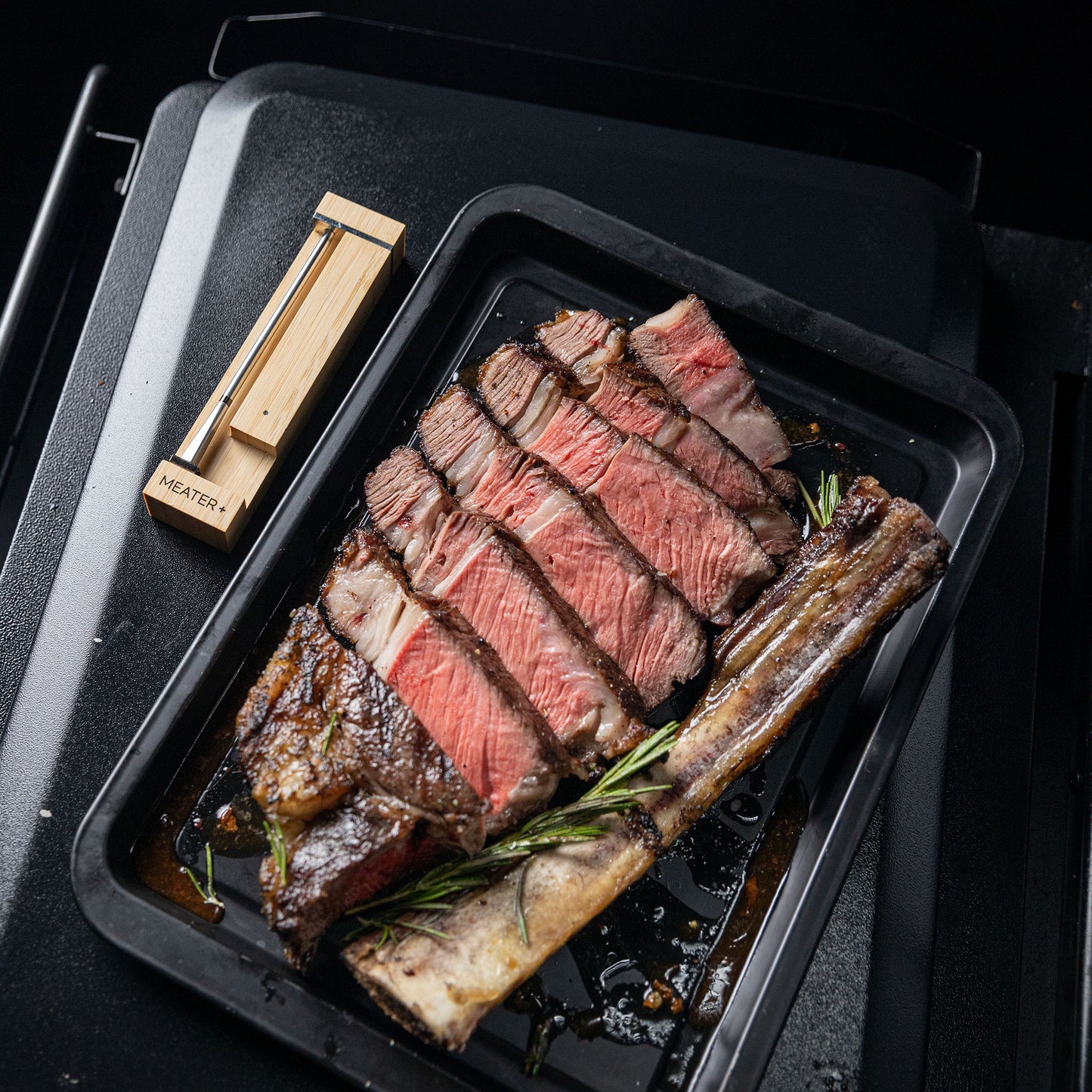 TheFoalyard MEATER 2 Plus Pro Wireless Smart Meat Thermometer - Tomahawk perfectly cooked