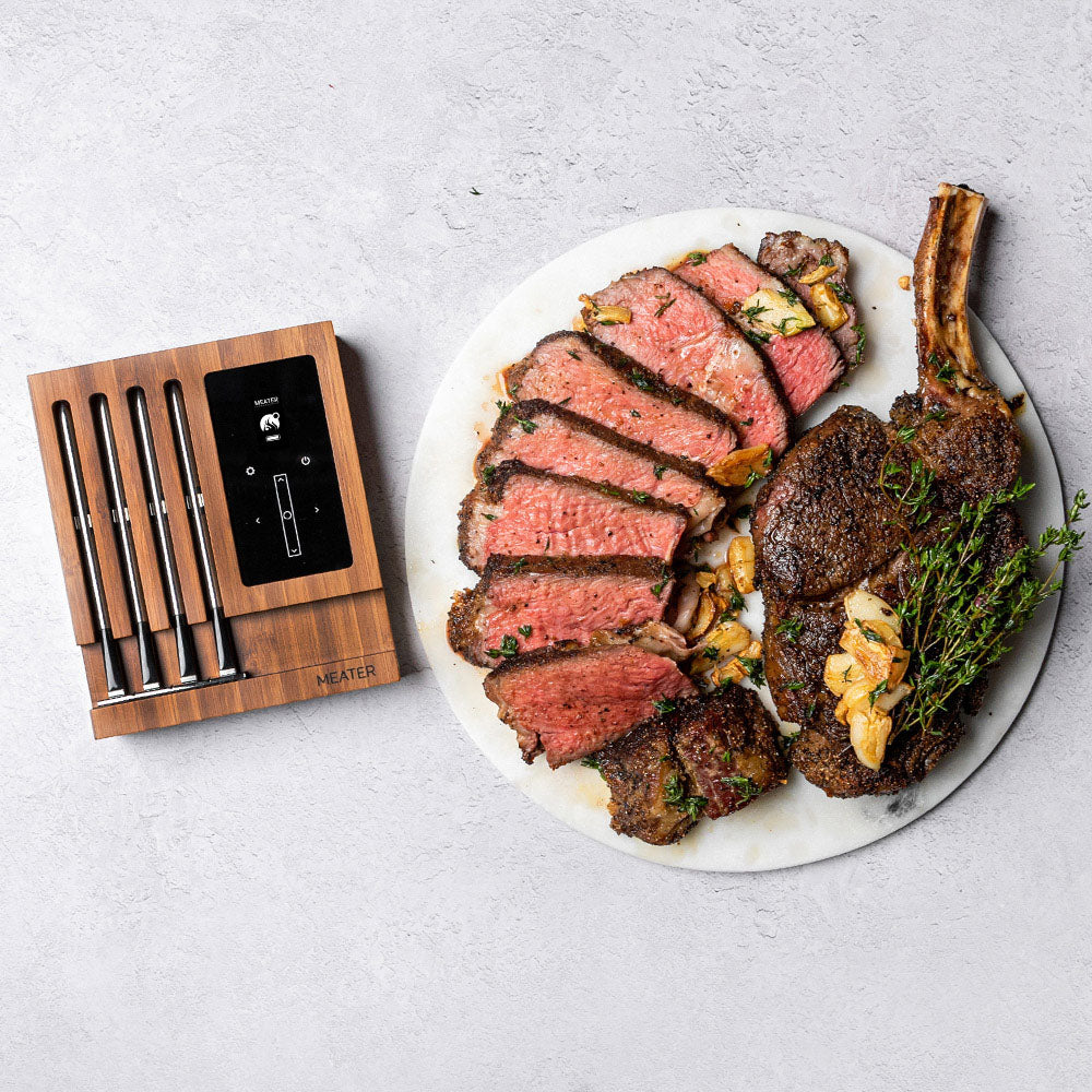 TheFoalyard MEATER Block WiFi Smart Meat Thermometer - Tomahawk cooking