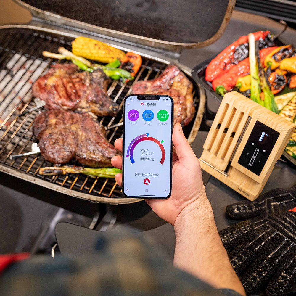 TheFoalyard MEATER Block WiFi Smart Meat Thermometer - pork cooking