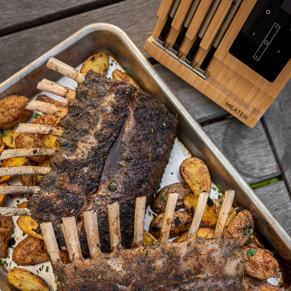 TheFoalyard MEATER Block WiFi Smart Meat Thermometer - pork ribs