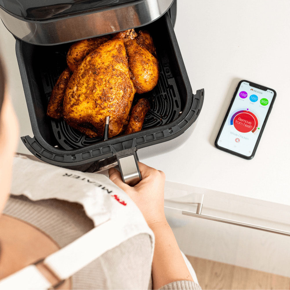 TheFoalyard MEATER Plus Wireless Smart Meat Thermometer - AirFryer chicken app temperature notifications