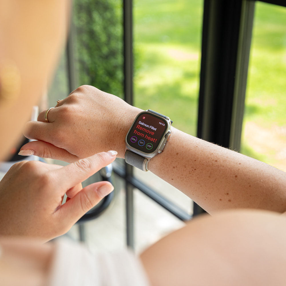 TheFoalyard MEATER Plus Wireless Smart Meat Thermometer - Apple smart watch notifications