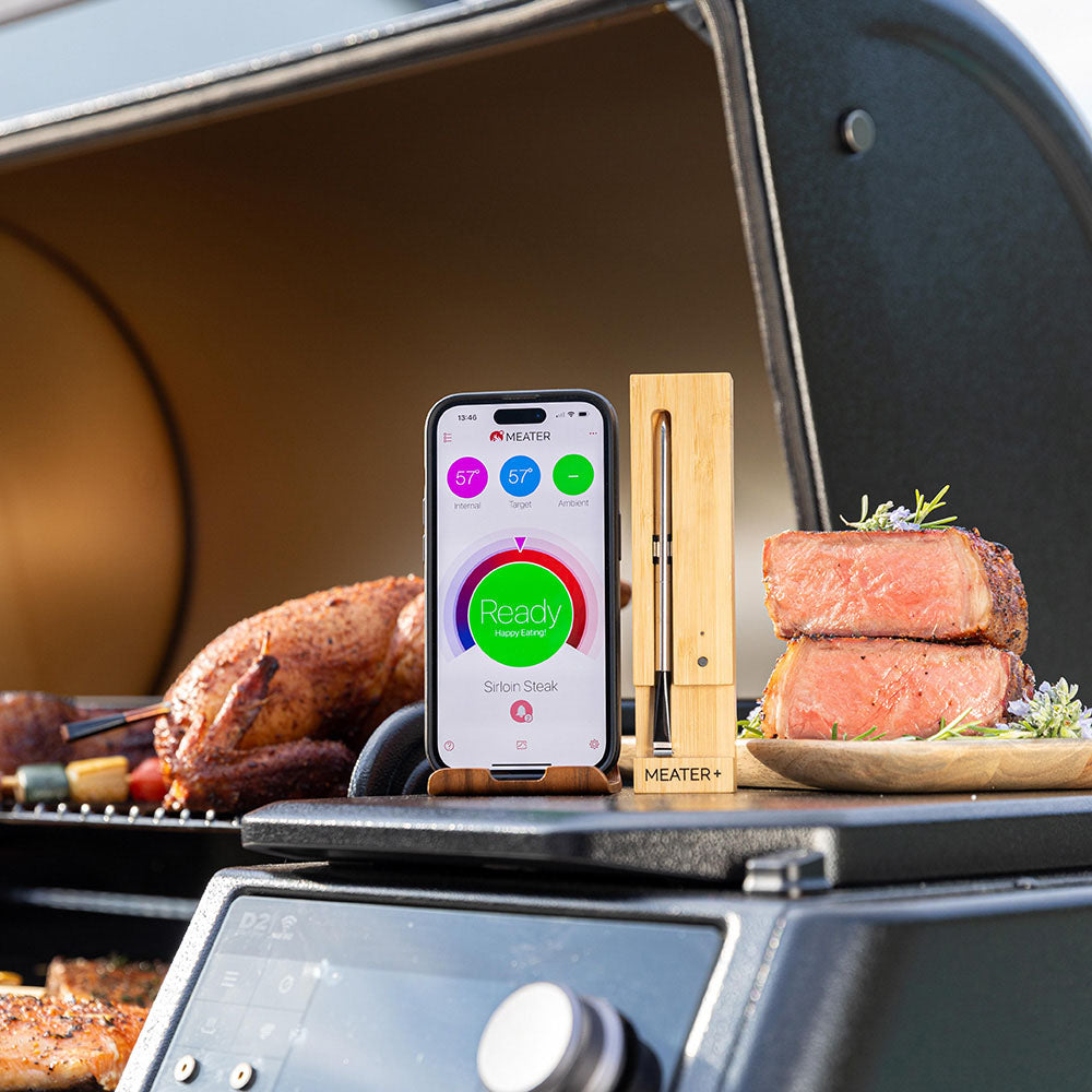 TheFoalyard MEATER Plus Wireless Smart Meat Thermometer - BBQ grill chicken and steak