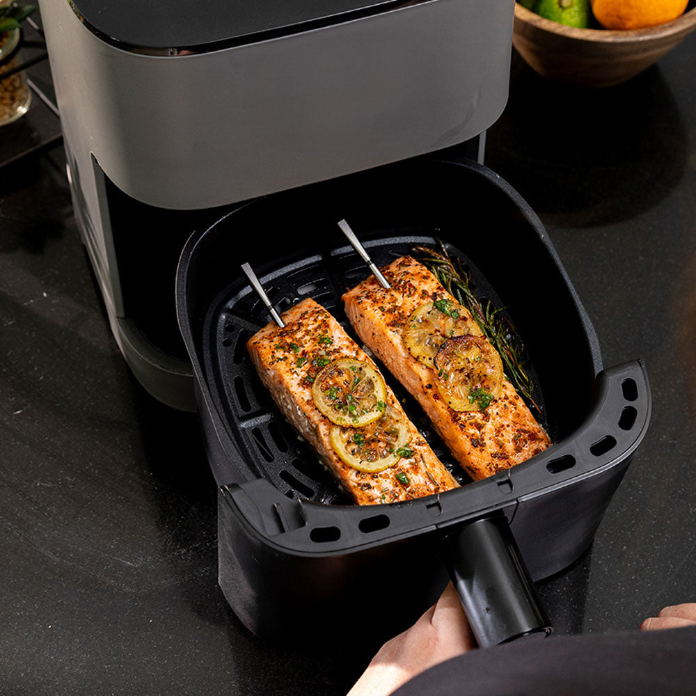 TheFoalyard MEATER Pro XL WiFi Smart Meat Thermometer Hub - salmon fryer cooking