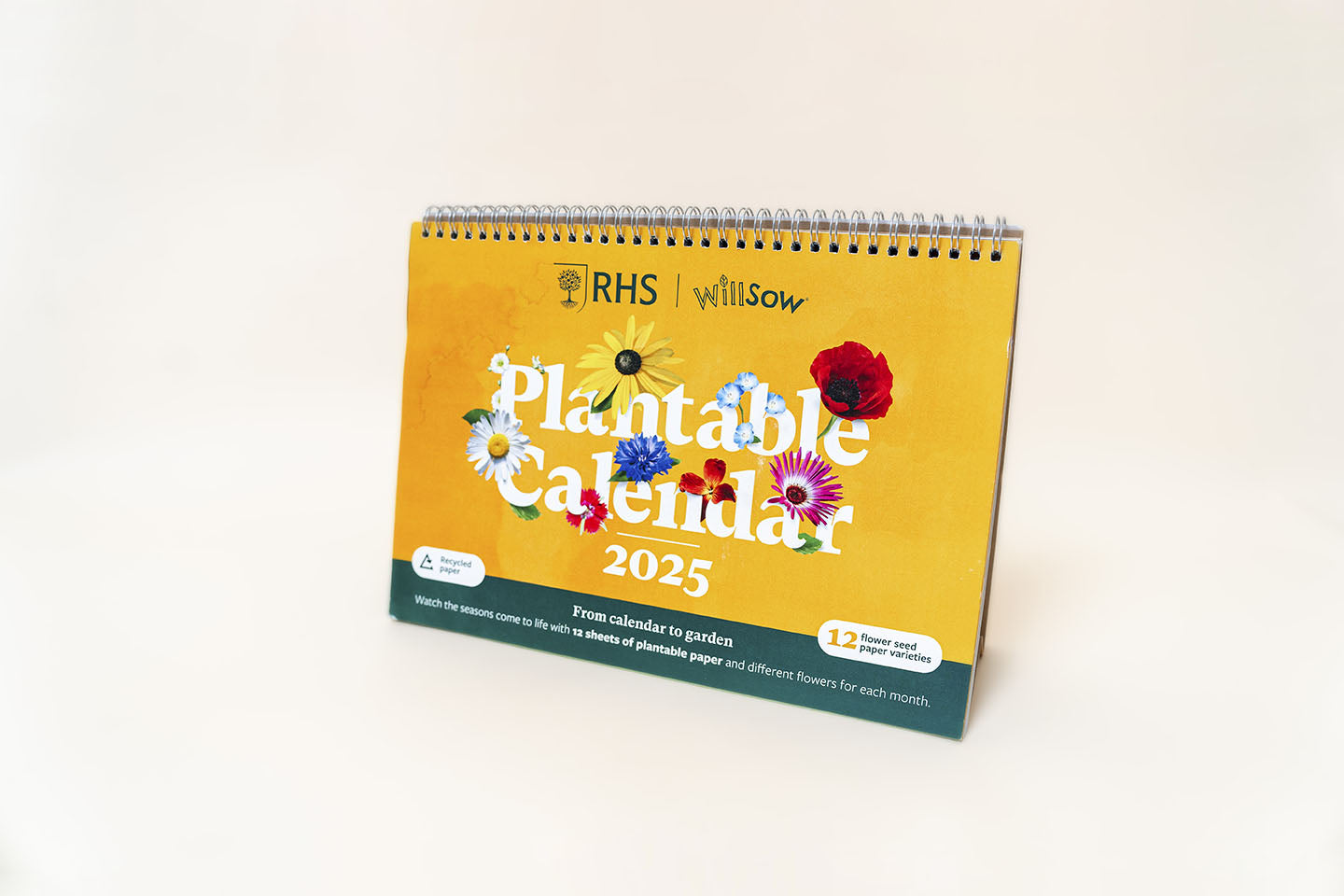 TheFoalyard RHS Willsow A4 Plantable Desk Calendar single