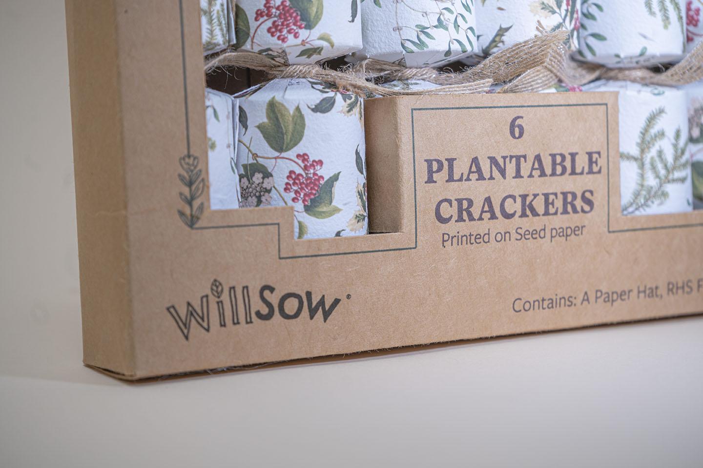 TheFoalyard RHS Willsow Set of 6 Plantable Christmas Crackers bottom