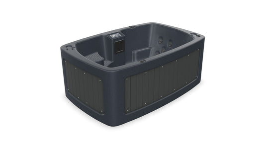 TheFoalyard RotoSpa DuoSpa S240 hot tub Granite Grey with Dark Grey panels
