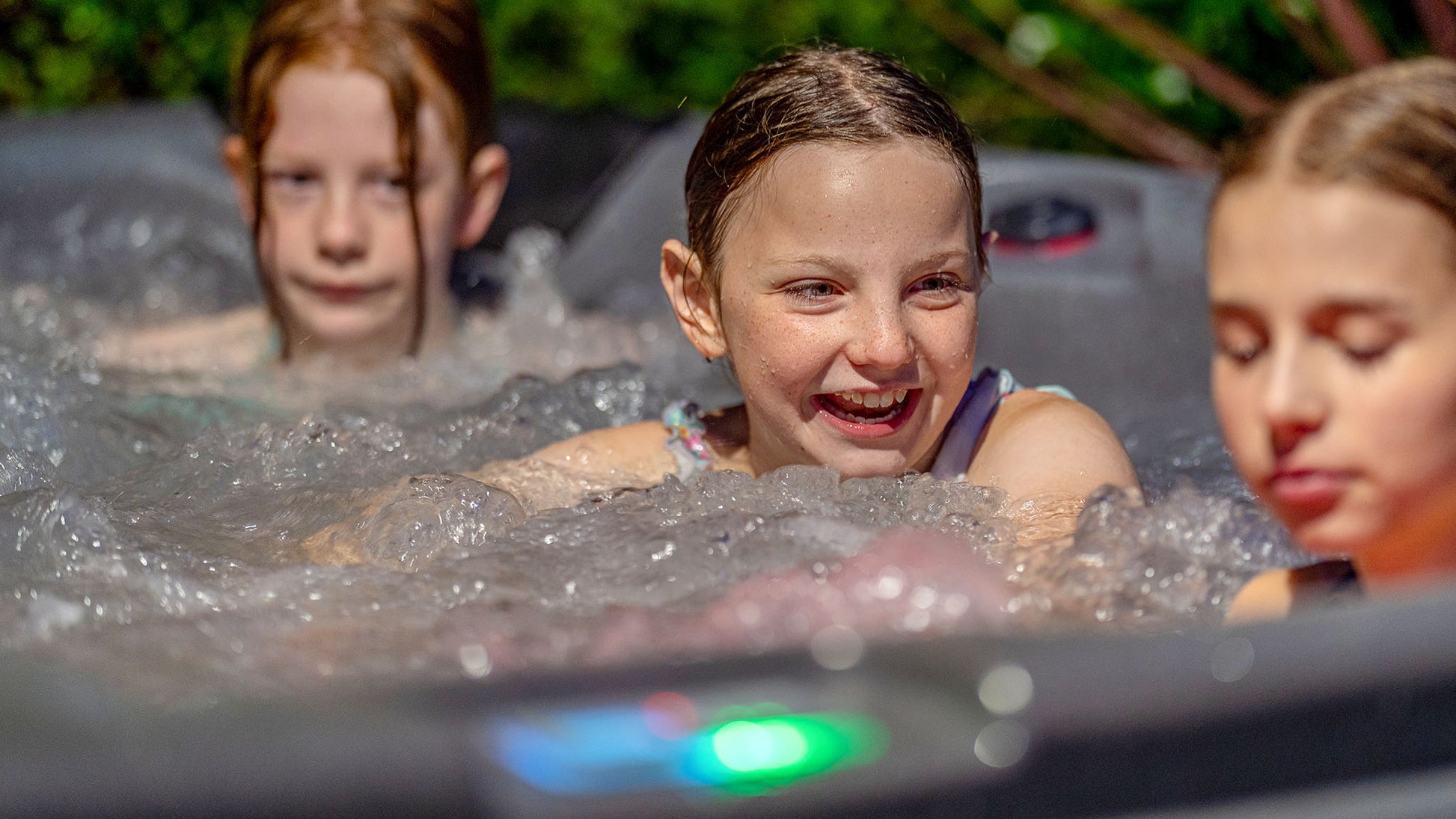 TheFoalyard RotoSpa DuraSpa S380 hot tub Granite Grey with Dark Grey panels 5 6 persons - girls party