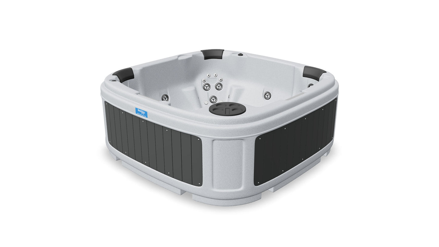 TheFoalyard RotoSpa DuraSpa S380 hot tub Light Grey with Dark Grey panels 5 6 persons